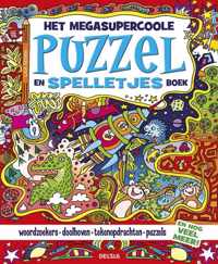 Het megasupercoole puzzel en spelletjesboek