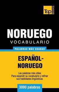 Vocabulario Español-Noruego - 3000 palabras más usadas