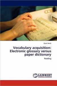 Vocabulary acquisition