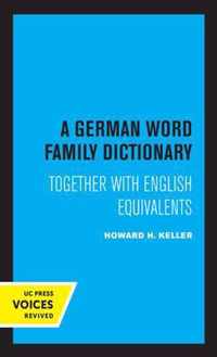 A German Word Family Dictionary