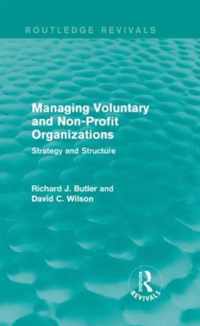 Managing Voluntary and Non-Profit Organizations