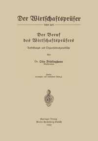 Der Beruf Des Wirtschaftsprüfers