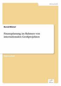 Finanzplanung im Rahmen von internationalen Grossprojekten