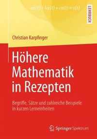 Hohere Mathematik in Rezepten