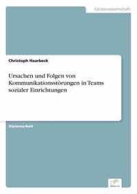 Ursachen und Folgen von Kommunikationsstoerungen in Teams sozialer Einrichtungen