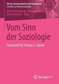 Vom Sinn Der Soziologie