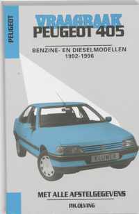 Vraagbaak Peugeot 405 Benzine- en dieselmodellen 1992-1996