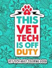 Vet Tech Adult Coloring Book