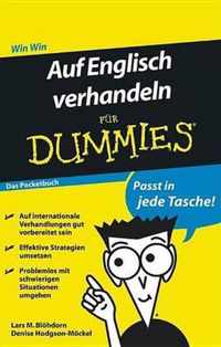 Auf Englisch verhandeln fur Dummies Das Pocketbuch