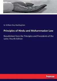 Principles of Hindu and Mohammadan Law