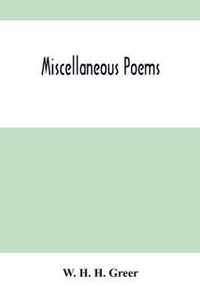 Miscellaneous Poems