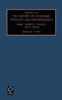 Research in the History of Economic Thought and Methodology