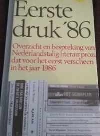 86 Eerste druk