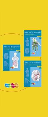 Atlas vd anatomie delen 1,2,3 in cassette