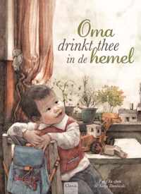 Oma drinkt thee in de hemel