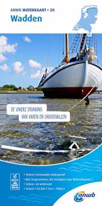 ANWB waterkaart 20 - Wadden