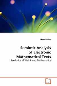 Semiotic Analysis of Electronic Mathematical Texts