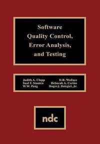 Software Quality Control, Error, Analysis