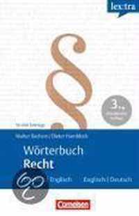 Lextra - Fachwörterbücher Englisch: Wörterbuch Recht