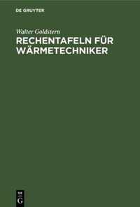 Rechentafeln Fur Warmetechniker