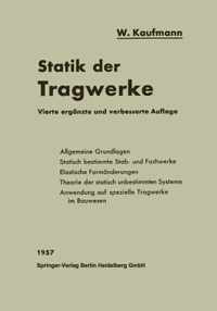 Statik Der Tragwerke