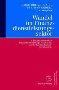 Wandel Im Finanzdienstleistungssektor