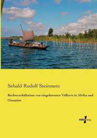 Rechtsverhaltnisse von eingeborenen Voelkern in Afrika und Ozeanien