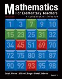 Mathematics For Elementary Teachers