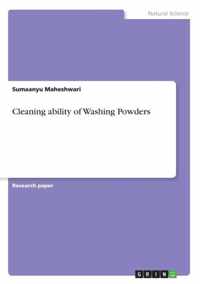 Cleaning ability of Washing Powders