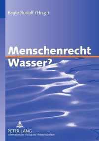 Menschenrecht Wasser?