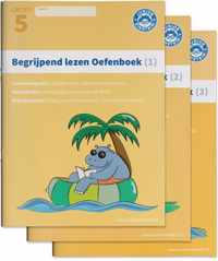 Delen 1, 2 en 3  - Begrijpend lezen 1, 2 en 3 Oefenboek Compleet