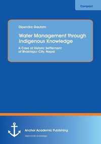 Water Management through Indigenous Knowledge