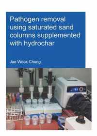 Pathogen removal using saturated sand columns supplemented with hydrochar