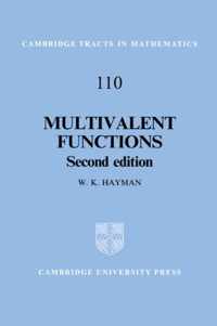 Multivalent Functions