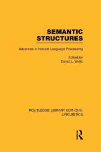 Semantic Structures (RLE Linguistics B: Grammar)