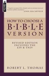 How to Choose a Bible Version