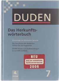 Duden 07. Das Herkunftswörterbuch