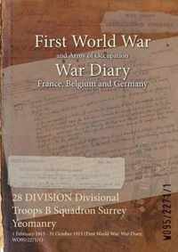 28 DIVISION Divisional Troops B Squadron Surrey Yeomanry