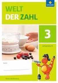 Welt der Zahl 3. Arbeitsheft. Baden-Württemberg