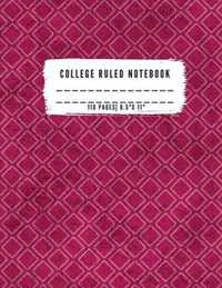 College Ruled Notebook