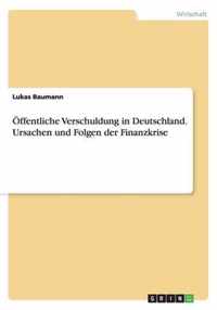 OEffentliche Verschuldung in Deutschland. Ursachen und Folgen der Finanzkrise