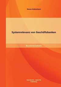 Systemrelevanz von Geschaftsbanken