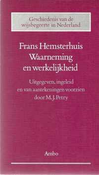 Frans Hemsterhuis: Waarneming en werkelijkheid