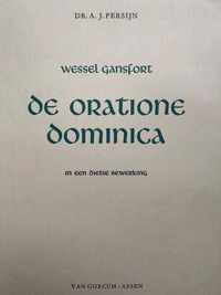 Wessel Gansfort: De Oratione Dominica