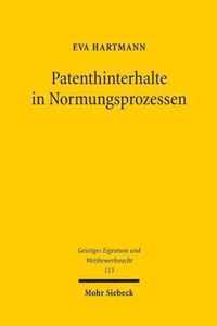 Patenthinterhalte in Normungsprozessen