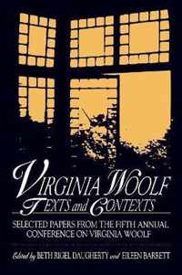 Virginia Woolf: Texts and Contexts