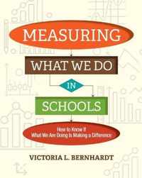 Measuring What We Do in Schools: How to Know If What We Are Doing Is Making a Difference