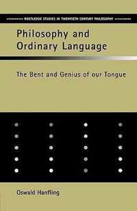 Philosophy and Ordinary Language