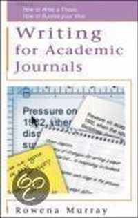 Writing for Academic Journals