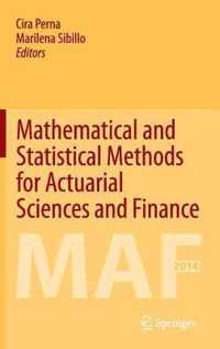 Mathematical and Statistical Methods for Actuarial Sciences and Finance